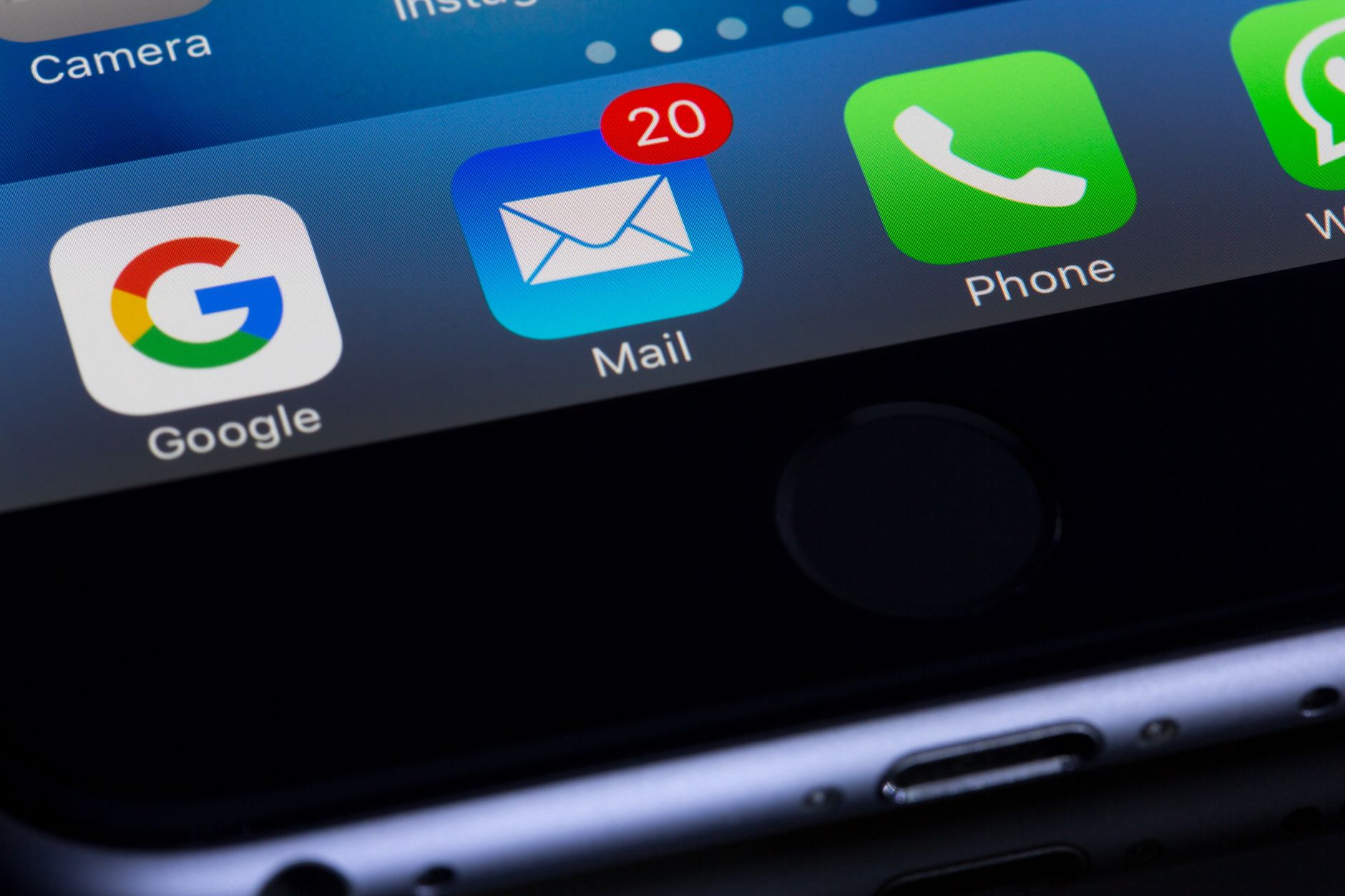 Email inbox displaying multiple alias addresses and messages, illustrating SimpleLogin, Apple Hide My Email, and Fastmail.